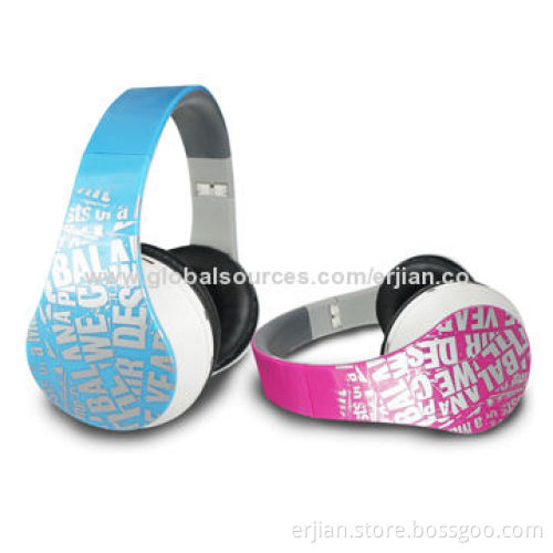 Handsfree Bluetooth Headsets with Micro SD Card Reader/FM Radio/3.5mm Jack